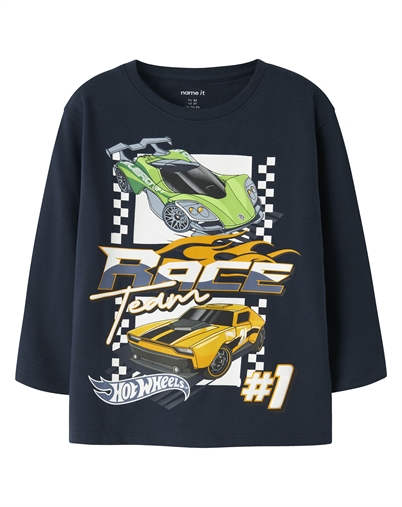 Name it - NMMJunior Hotwheels T-shirt - Navy Blazer